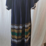 Embroidered Crochet yoke Equador dress Sz M 10/12