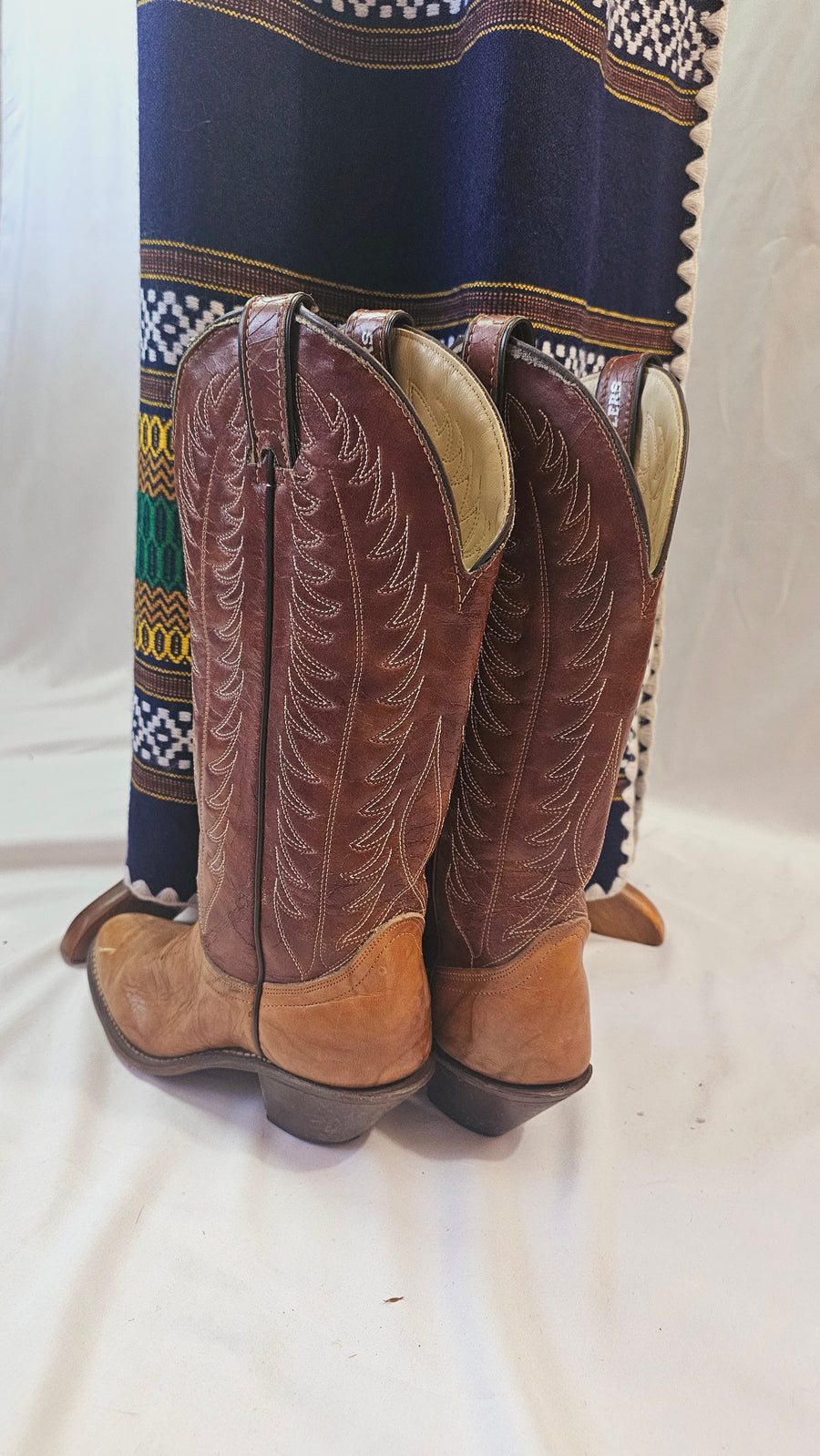 Western cowboy vintage Boots USA 7.5 M