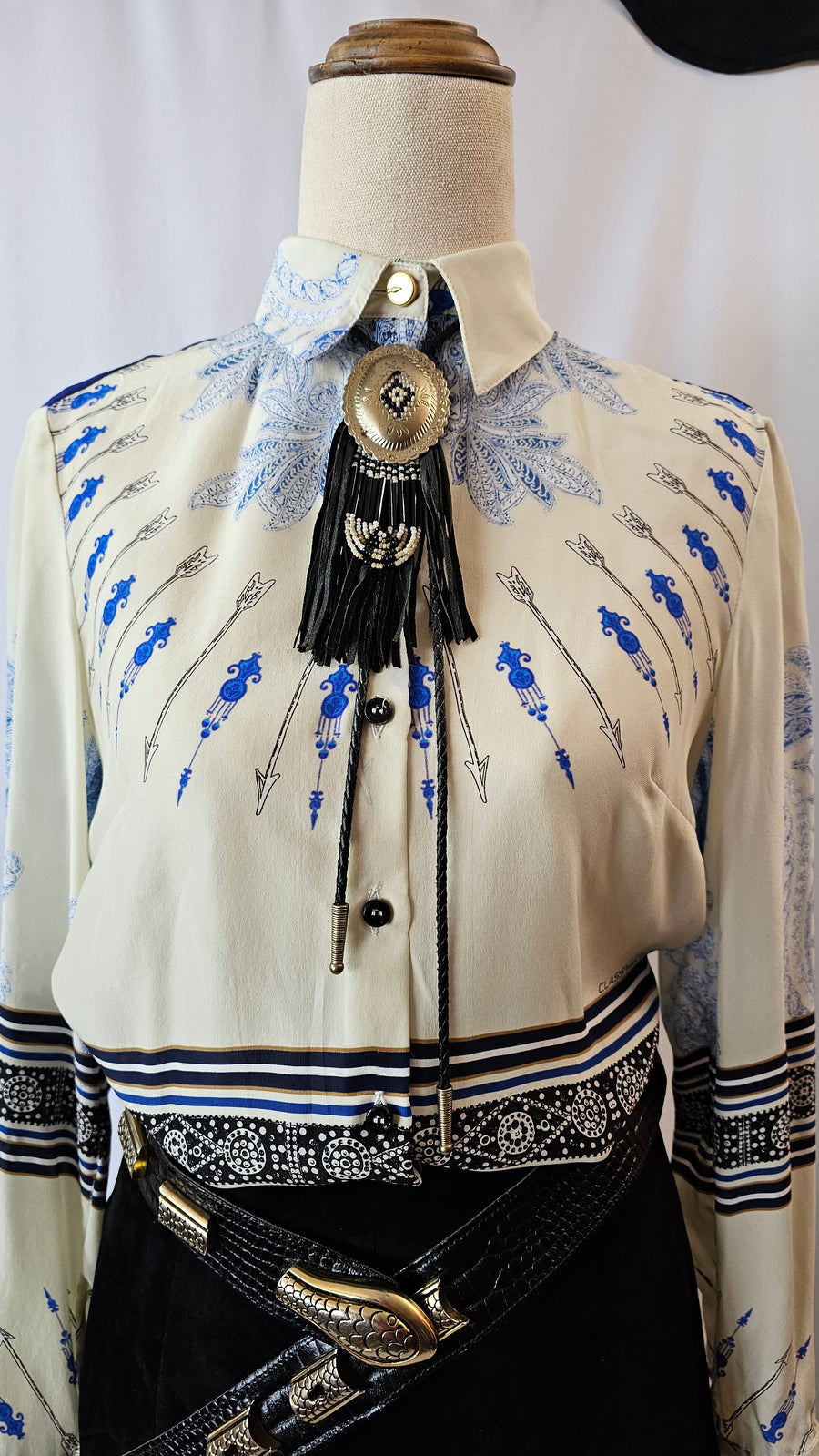 ROBERTO CAVALLI SILK SHIRT BNWT RRP$935 size 38 xs/s