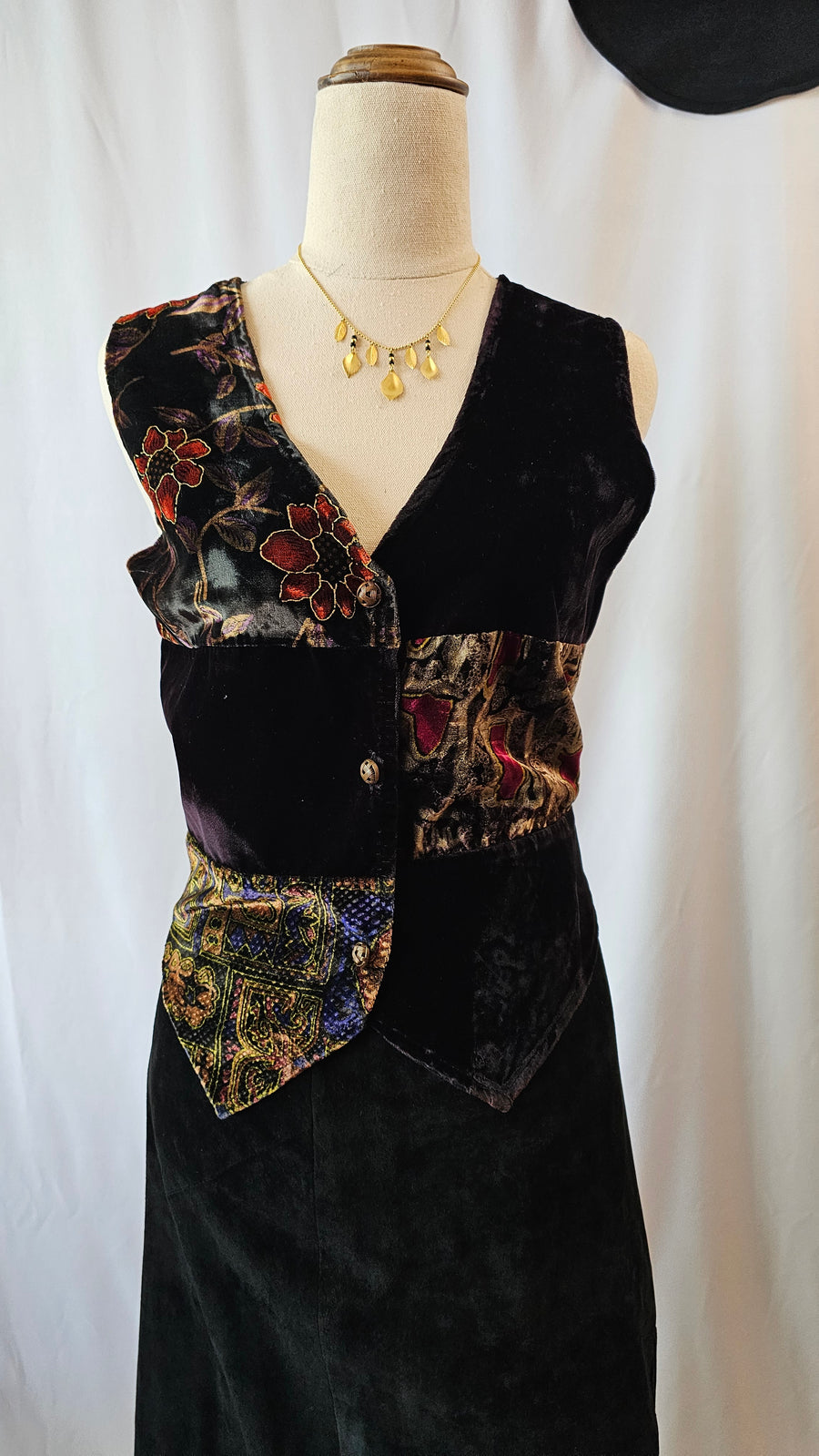 Vintage Velvet vest size L