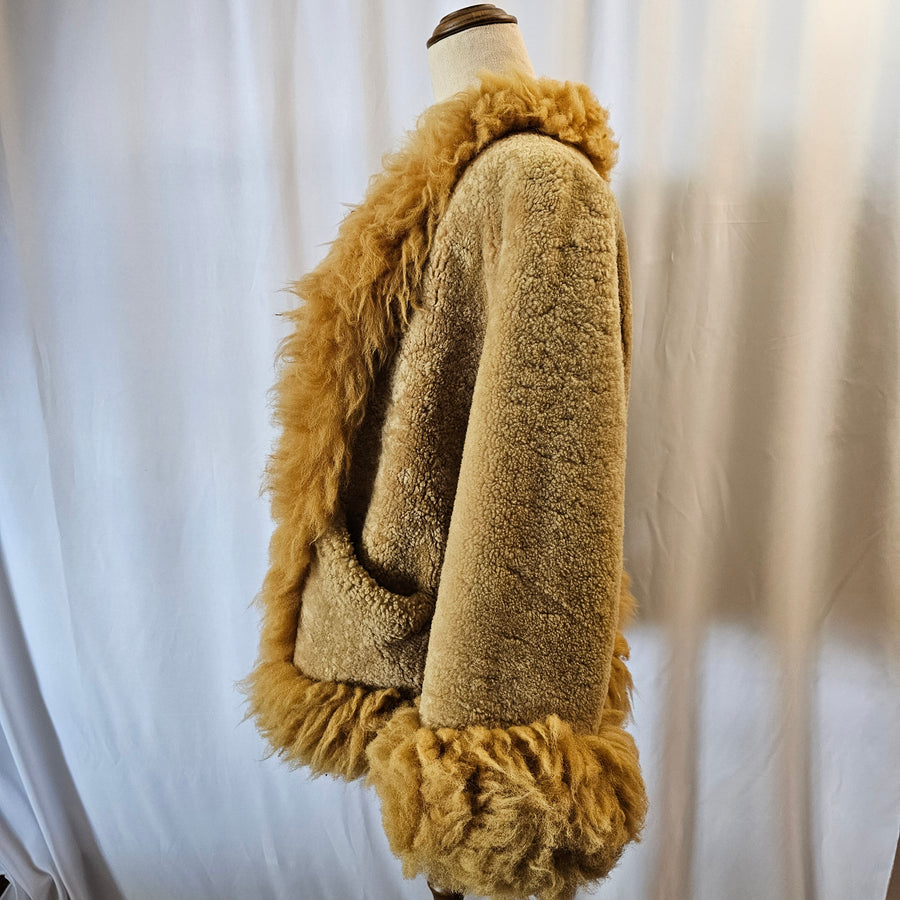 Penny lane sheepskin shearling coat