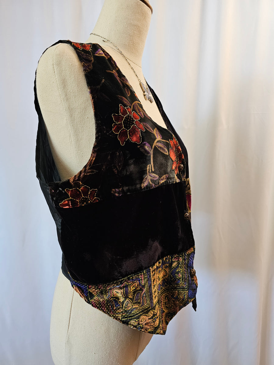 Vintage Velvet vest size L