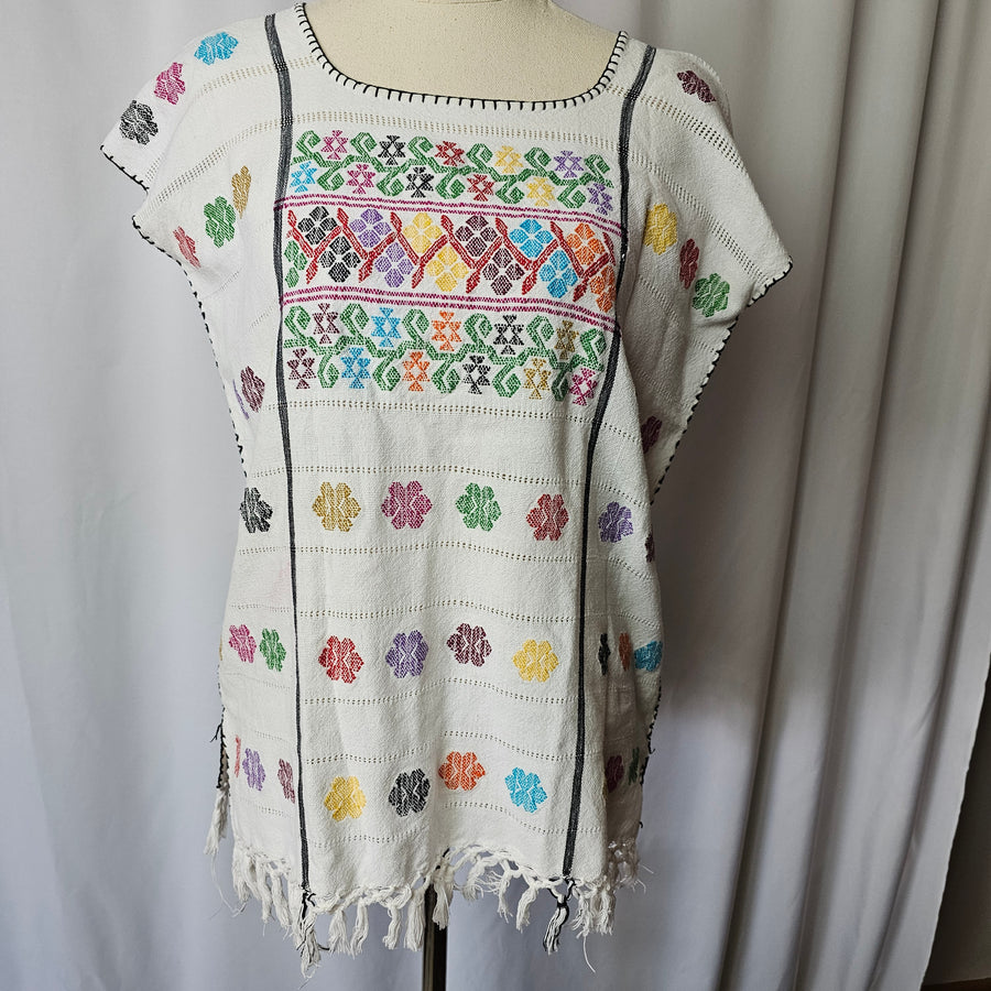 Embroidered Mexican blouse S