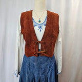Cotton embroidered blouse XS