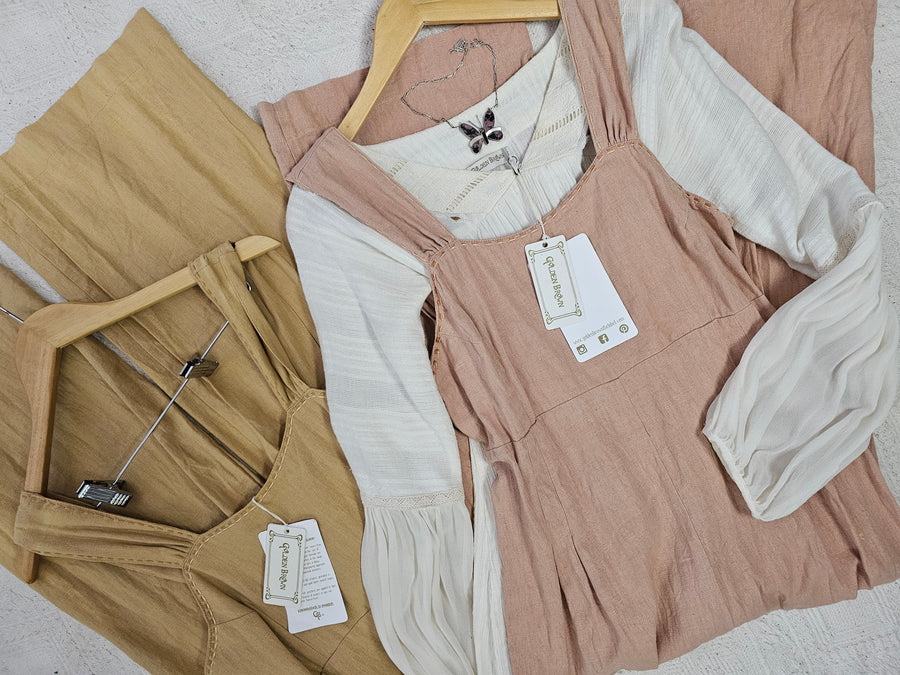 GOLDEN BROWN THE LABEL JUMPSUITS M pink/brown you choose ✨️