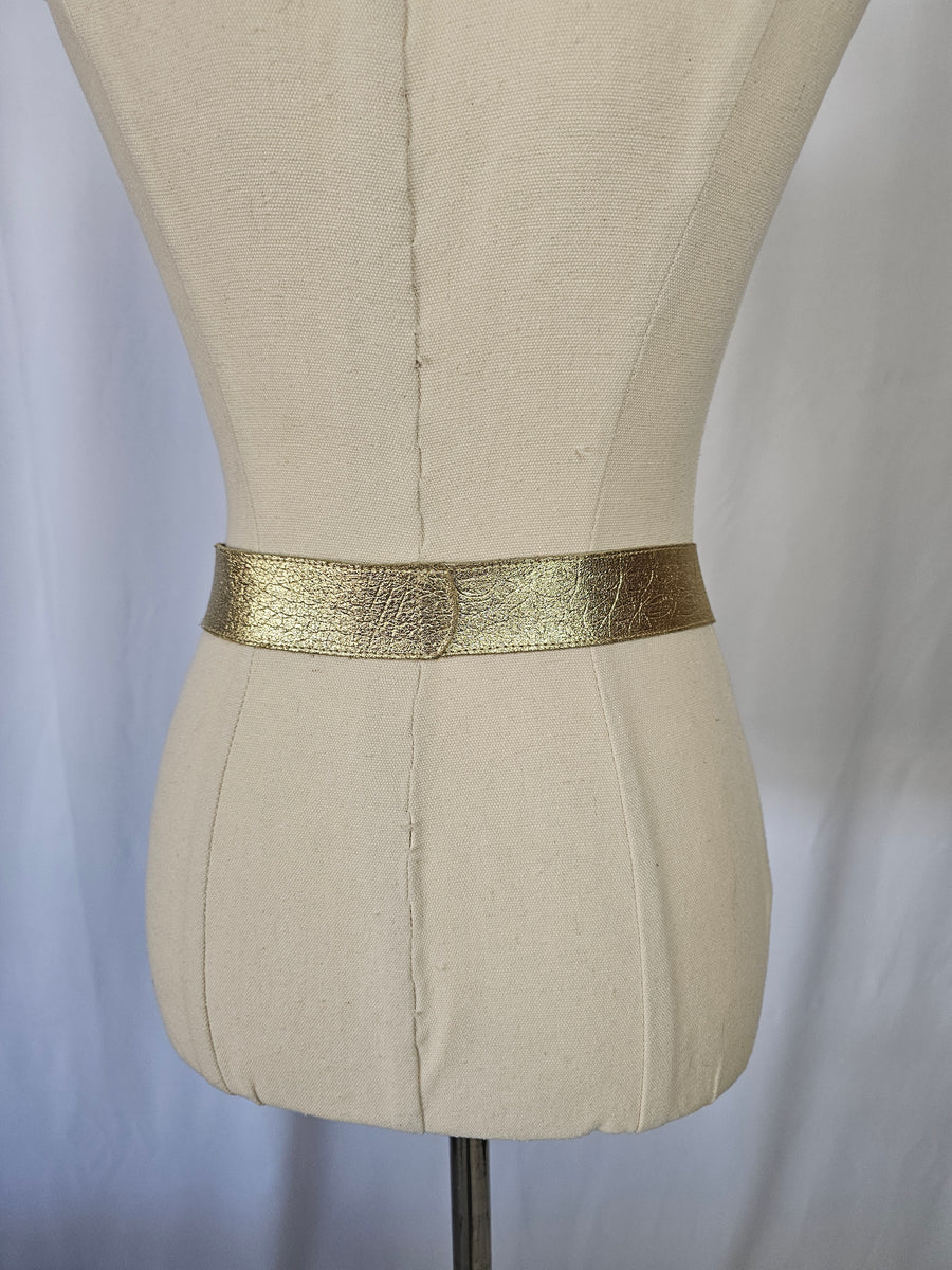 Vintage Gold Snake belt