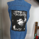 Vintage 80er/90er Jimi Hendrix Jeansweste – Größe 10 (M)