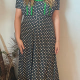 Vintage 1970s Maxi Dress & Jacket Set | Size Small 8/10