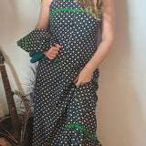 Vintage 1970s Maxi Dress & Jacket Set | Size Small 8/10
