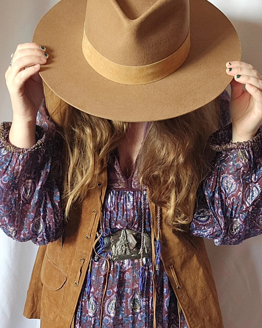 Lack Of Colour The Mirage Hat In Teak Unisex 59cm L BNWT