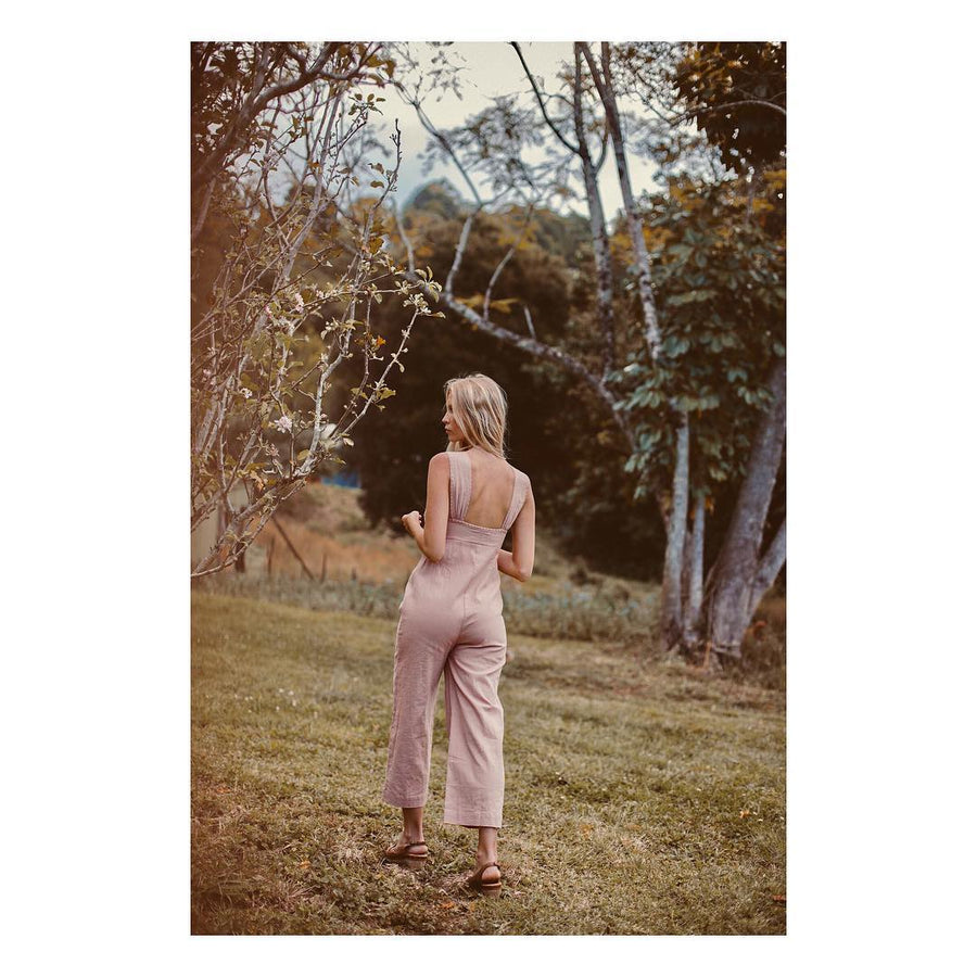 GOLDEN BROWN THE LABEL JUMPSUITS M pink/brown you choose ✨️