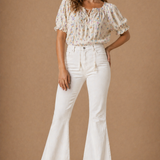 Rollas Eastcoast Flare White size 26/8