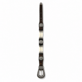 Western Leather Faux Buffalo Bone Bracelet