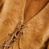 1970s Santa Fe Leather co South Western Hand-Tooled Artisanal Set 6/7/8