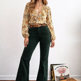 Rollas Eastcoast Flare Ivy Green 26/8