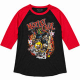 Mötley Crüe 40 Years Raglan Band Tee – Size L