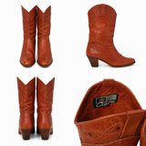 original vintage 1980s Catleia western boots 8.5