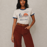 Vintage 70s/80s St. Augustine Florida Unisex Ringer Tee – Made in USA – Tagged L
