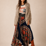 Lilya Mongolian Fur Vest S (versatile fit)