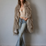 Lilya Mongolian Fur Vest S (versatile fit)