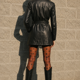 VINTAGE SIRICCO BUTTERY SOFT LEATHER JACKET — SIZE S