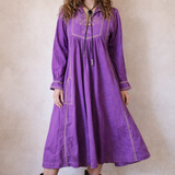 Vintage 1970s India Imports of Rhode Island Dress XS 8