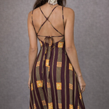 Lady Bela 70s Vintage Maxi Dress – M