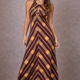 Lady Bela 70s Vintage Maxi Dress – M