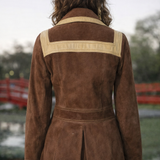 1970s Pioneer Wear Two-Tone Suede Jacket – Size 8