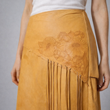 1970s Santa Fe Leather co South Western Hand-Tooled Artisanal Set 6/7/8