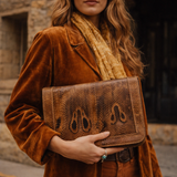 Snake skin bag/clutch