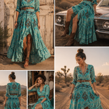 Rare Spell & The Gypsy Collective Aloha Fox Wrap Dress – Size M