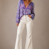 Spell & The Gypsy Boho Blossom Blouse XS in Lilac