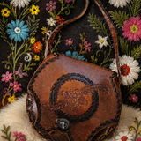 Vintage Tooled Leather Bag