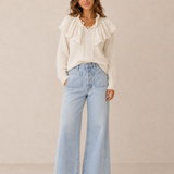 Rollas relaxed sailor long breezy blue size 28/8 bnwt