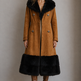 Stephen Dattner London / Melbourne Vintage Suede & Fur Coat — Size XS/S