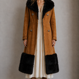 Stephen Dattner London / Melbourne Vintage Suede & Fur Coat — Size XS/S