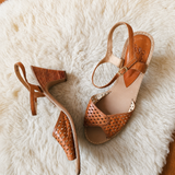 Vintage Brazilian Leather Heels – Size 8.5