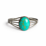 Turquoise Sterling Silver Cuff Bracelet