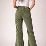 wrangler lou lou bells cord flares – mary jane green (size 8) bnwt