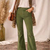 wrangler lou lou bells cord flares – mary jane green (size 8) bnwt