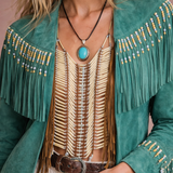 sterling silver turquoise stone pendant necklace