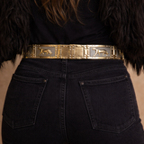 Vintage Gold Panther Link Belt 3 sizes