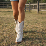 Reptiles Croc-Embossed Western Boots – Made in Mexico 40 rrp$400+