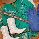 Reptiles Croc-Embossed Western Boots – Made in Mexico 40 rrp$400+