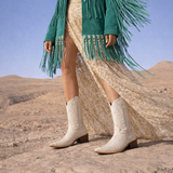 Reptiles Croc-Embossed Western Boots – Made in Mexico 40 rrp$400+