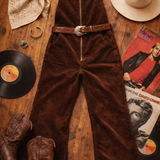 Rollas Eastcoast Flare Overalls  Choc brown Size 28/10 New With Tags