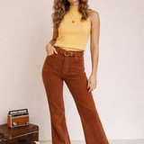 Rollas Chestnut Cord Eastcoast Flare – Size 28/10