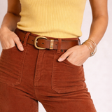 Rollas Chestnut Cord Eastcoast Flare – Size 28/10