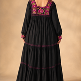 Chasing Unicorns “Four Strong Winds” Embroidered Maxi Dress | Size Large